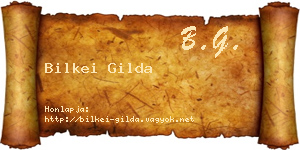 Bilkei Gilda névjegykártya